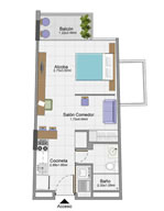 Moderno Apartaestudio en Venta,  Medellin - El Poblado